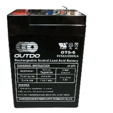 Аккумулятор 6V 4.5А AGM (70x45x100) OUTDO VDK-2
