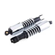 Амортизатори (пара) МТ, ДНІПРО 350mm, регульовані (хром) TAKEDI