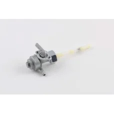 Кран топливный бензогенератора ТСС ЭЛАБ-5500 (гайка Ø16mm, штуцер 90*, резерв) JS
