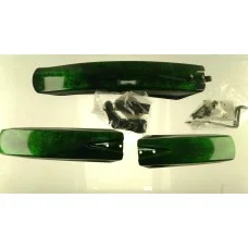 Крила велосипедні (MTB) (чорні з малюнком) (26-28 кол) (mod:3301-RLB, green) KL