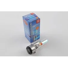 Лампа BA20D (2 вуса) 12V 35W/35W (хамелеон рожевий) BEST (mod:A)