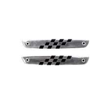 Наклейка (набір) шильдик CHECKERED FLAGS (13.5x2см)