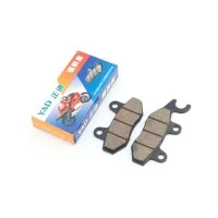 Колодки тормозные (диск) 4T GY6 50-150 (RACE/STORM, ухо в лево, черные) YAD