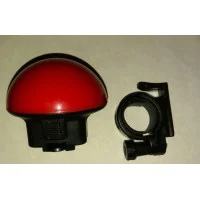 Сигнал велосипедный с подсветкой круглый (красный) (mod:JY-575C) DS